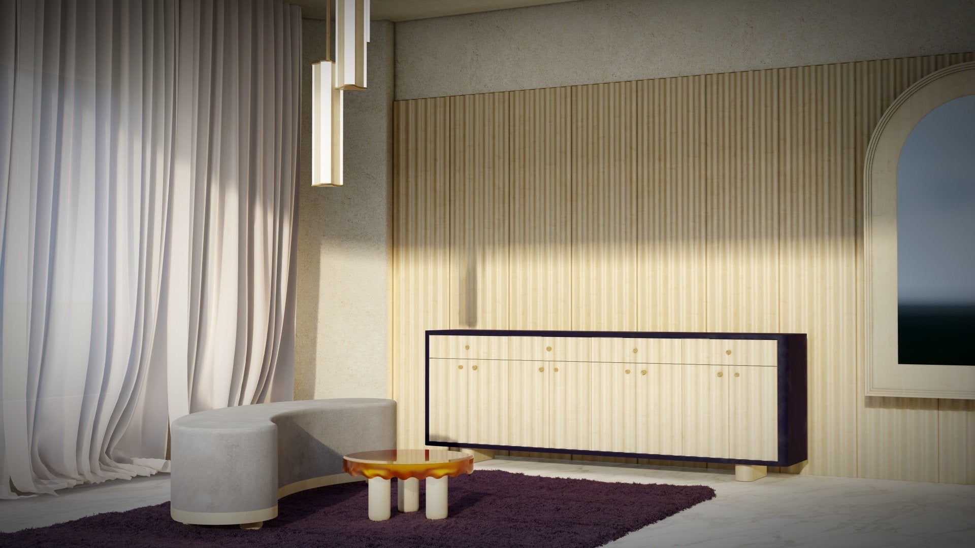 Walnut Veneer NAMI Interior Wall Paneling
